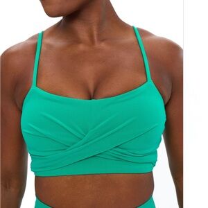Ivy Wrap Sports Bra- LUCKY CHARM COLOR